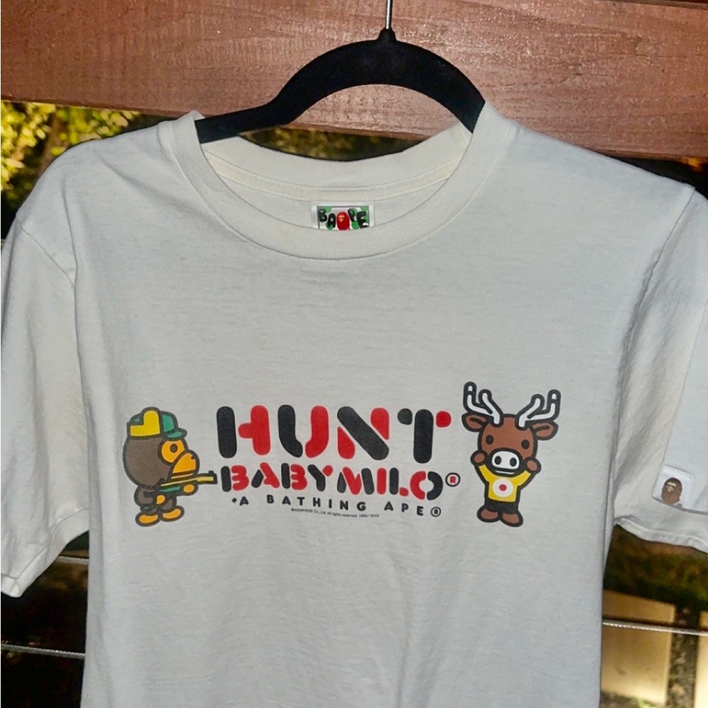 Bape baby Milo White Graphic T-Shirt